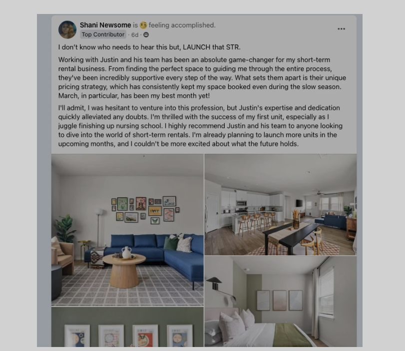 Shani Newsome testimonial